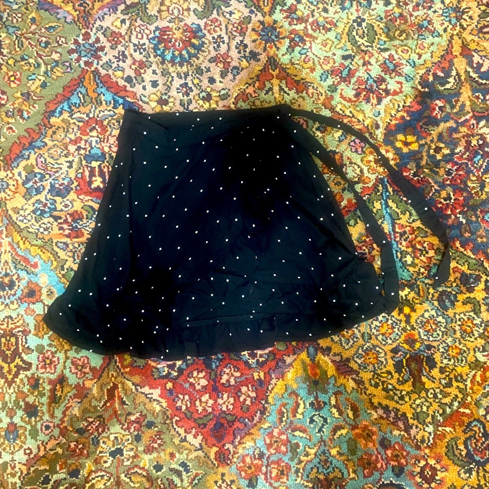 Polka dot Wrap skirt